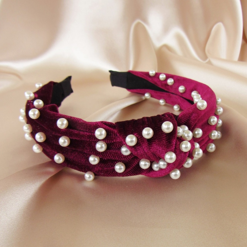 Diadema Modelo Barbados (Guinda)